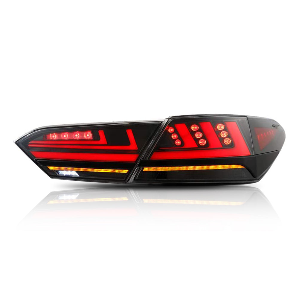 New Accessories For 2018-2024 Toyota Camry 8th Gen Led Tail Light Assembly, SE XSE LE Lexus Style - KuerLED