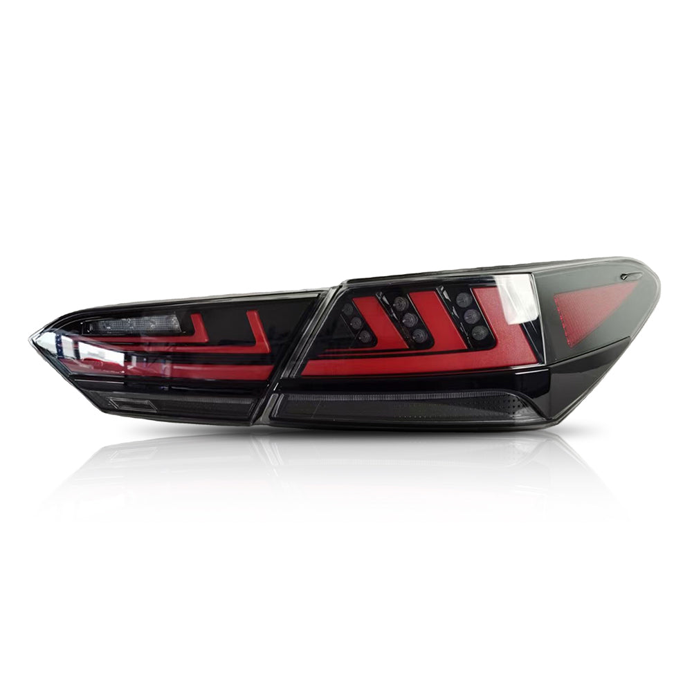 New Accessories For 2018-2024 Toyota Camry 8th Gen Led Tail Light Assembly, SE XSE LE Lexus Style - KuerLED