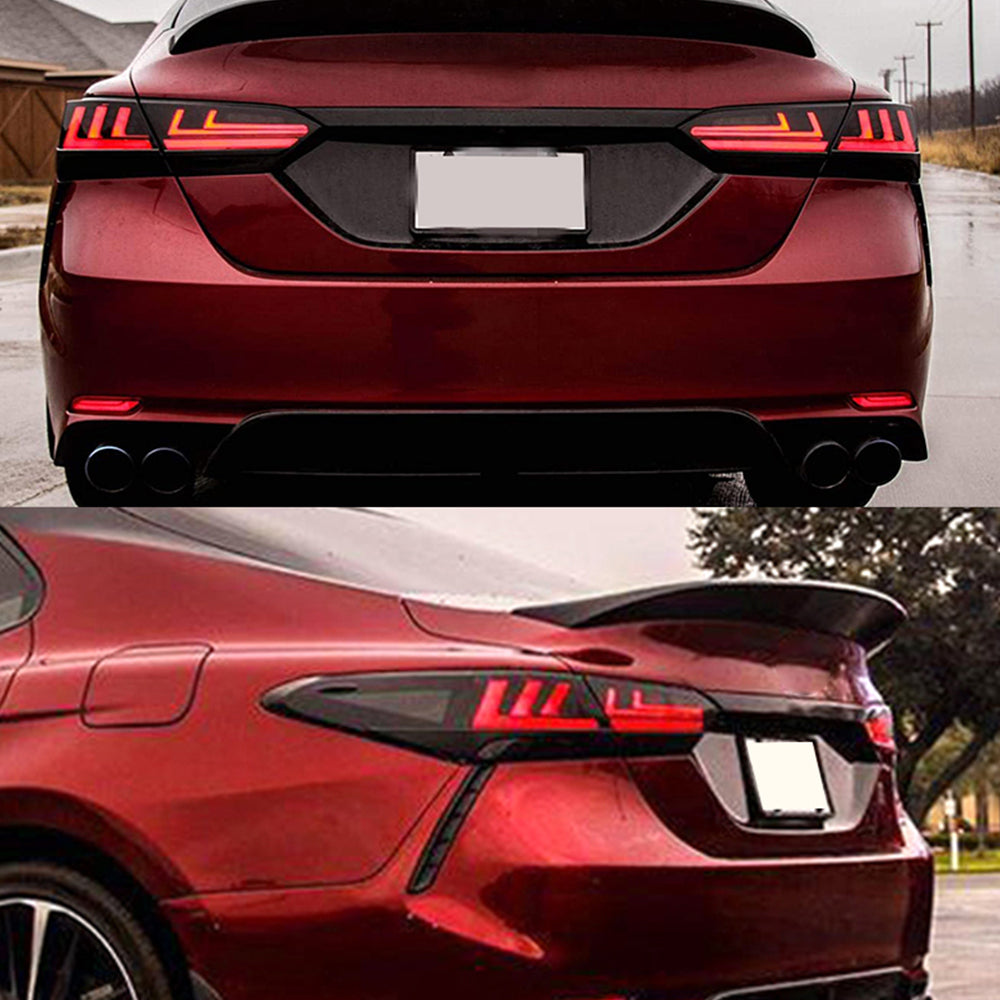 LED Tail Lights for 2018-2024 Toyota Camry SE XSE LE, Lexus Style - Kuerled