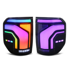 Full RGB LED Tail Lights for 2022-2024 Ford Maverick | Startup Animation, Plug & Play, Fits All Trims