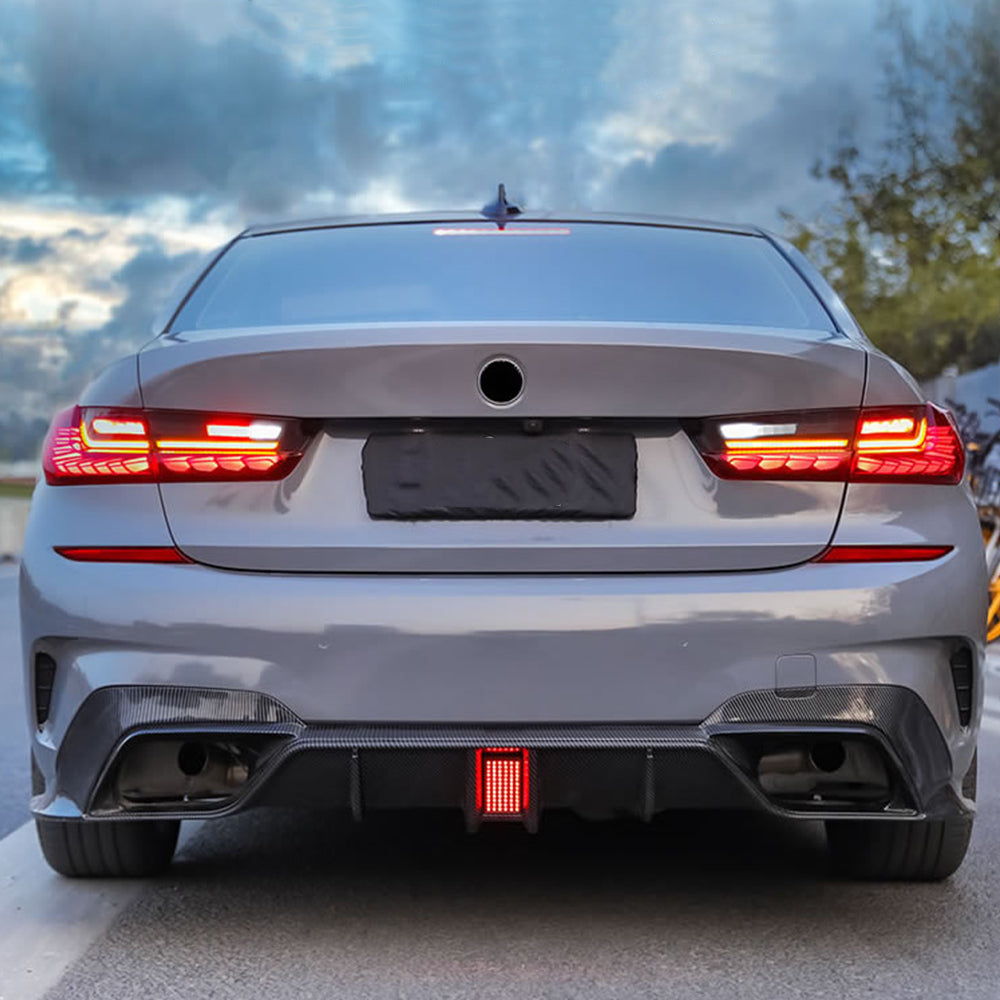 For 2019-2022 BMW G20 G80 M3 3 Series LED Tail Lights With Red Start Up Animation - KuerLED