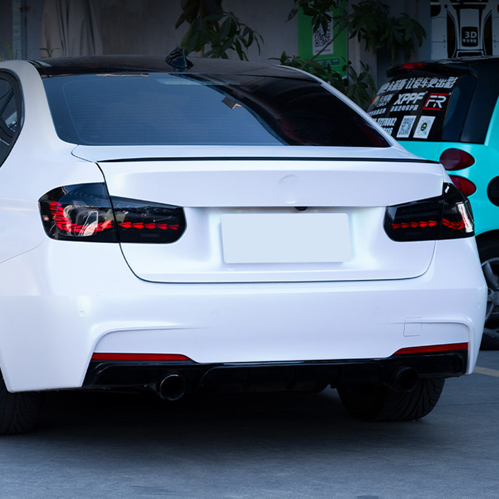 For 2013-2019 BMW 3-Series F30 F35 F80 M3 LED Tail Lights with Sequential Indicator - KuerLED