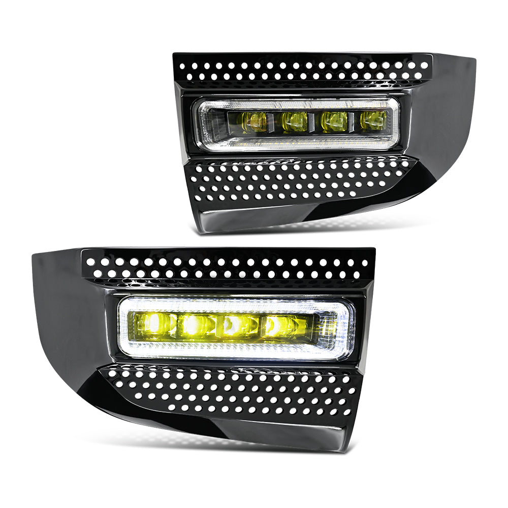 Pair Front Fog Light Lamp For Land Rover Defender 90 110 130 2020-2024 Left & Right - KuerLED