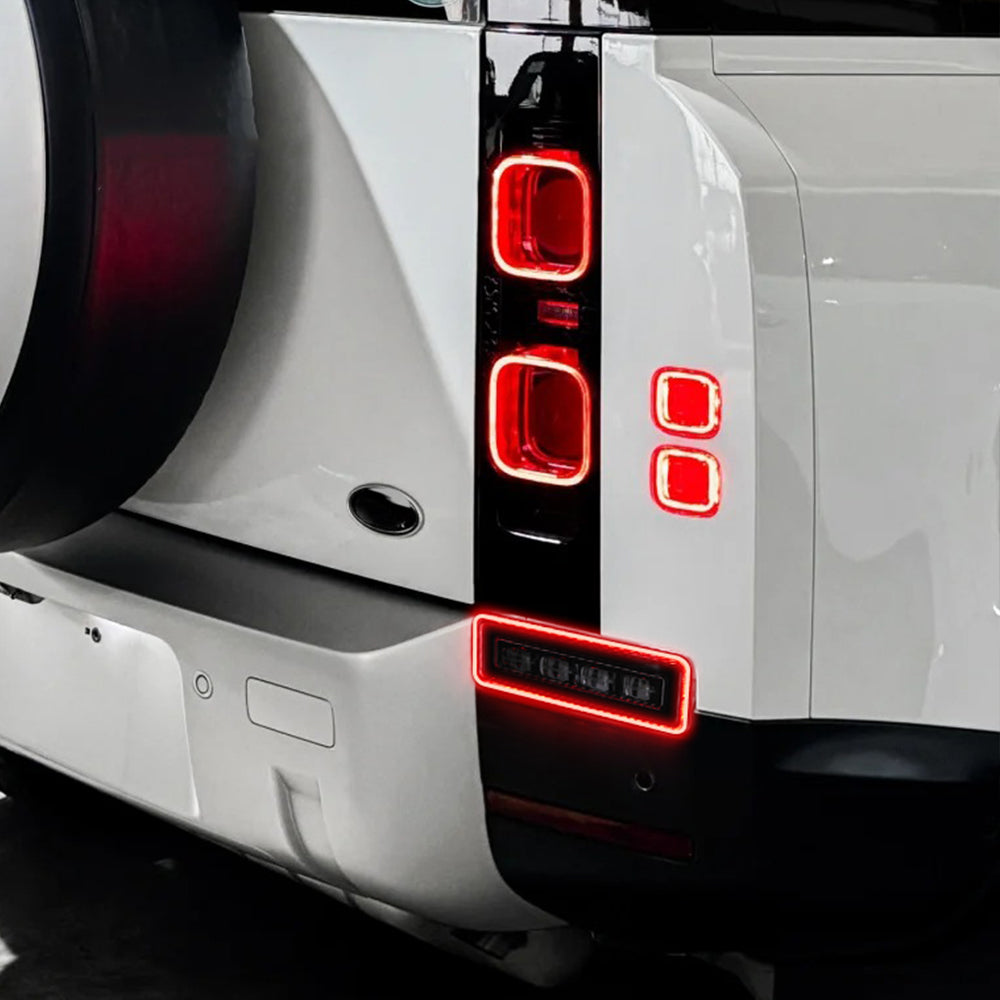 Defender Rear Stop Light New LED Tail Light for Land Rover Defender 2020-2023, Bumper Brake Lig ...