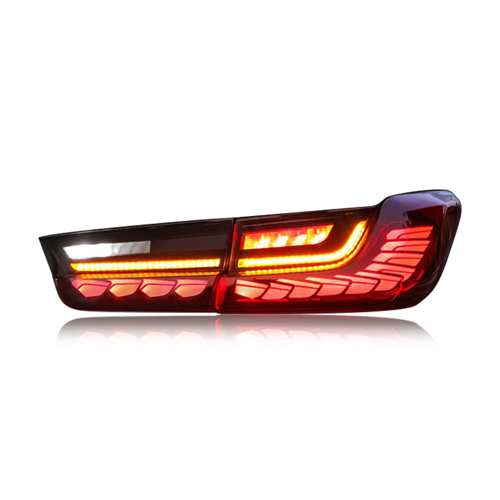 For 2019-2022 BMW G20 G80 M3 3 Series LED Tail Lights With Red Start Up Animation - KuerLED