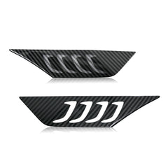LED Side Marker Lights for 2016-2021 Honda Civic Sedan/Coupe/Hatchback, Smoked Lens & Yellow LED Turn Signal - Kuerled