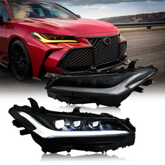 Customized Headlights for 2019-2022 Toyota Avalon, All Models - Kuerled