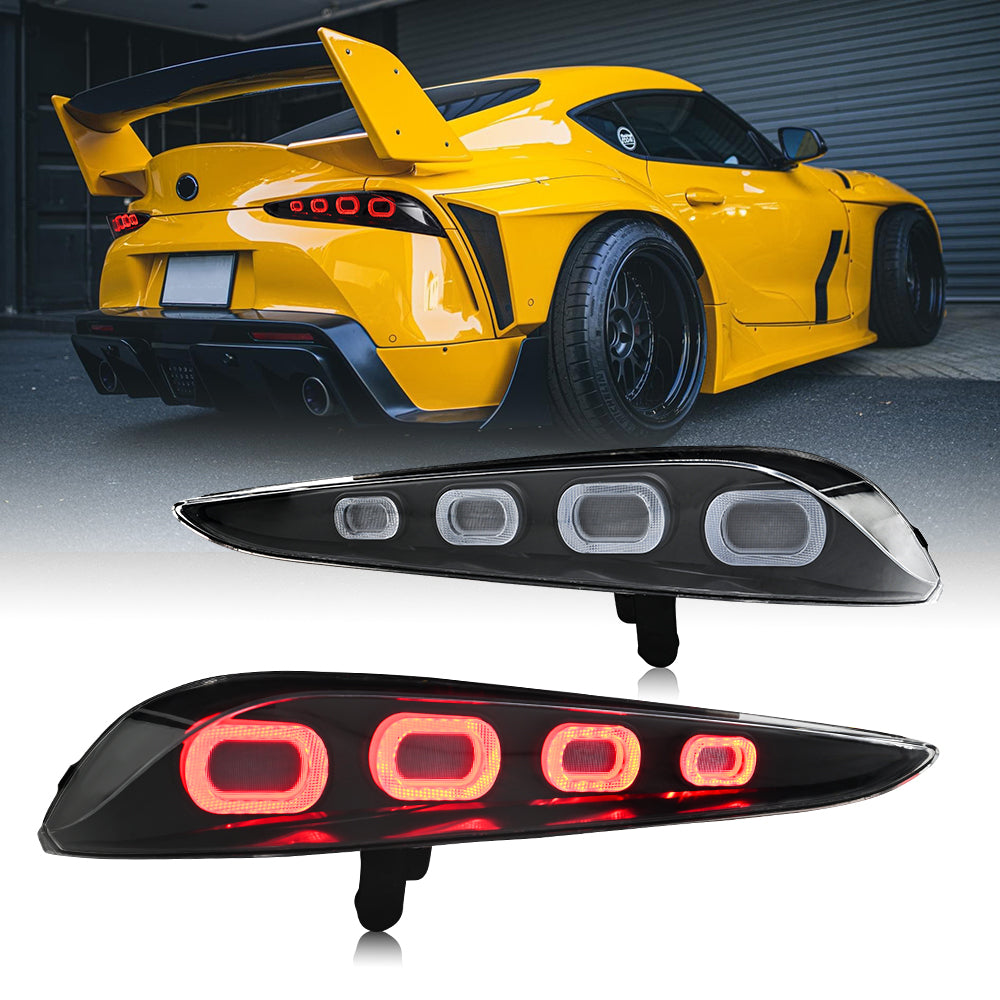 LED Tail Lights for Toyota GR Supra A90/A91 (2020-2024), LED Tail Light Assembly - Kuerled