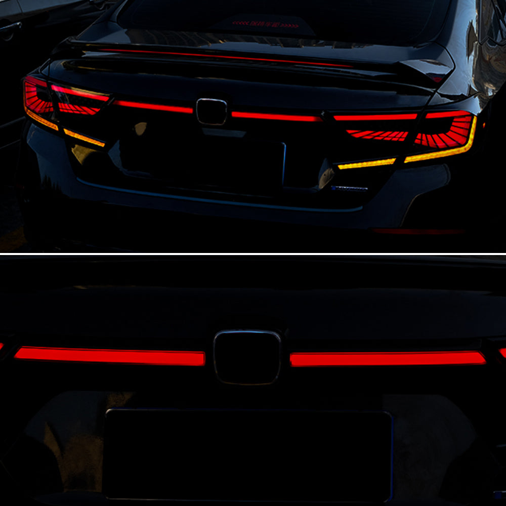 LED Brake Light For 2018-2022 Honda Accord 10th Gen Tail Lights Dynamic Animation Breathing - KuerLED