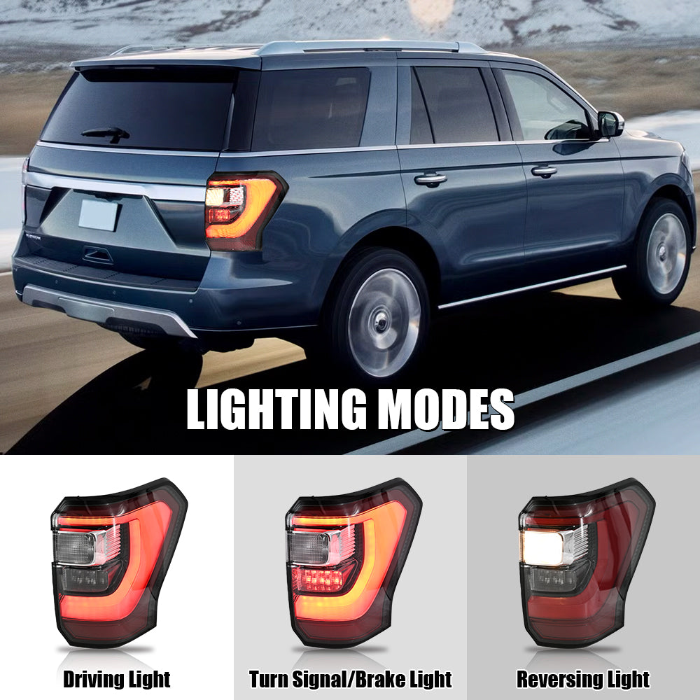 LED Tail Lights for 2018–2021 Ford Expedition | OEM-Style Replacement