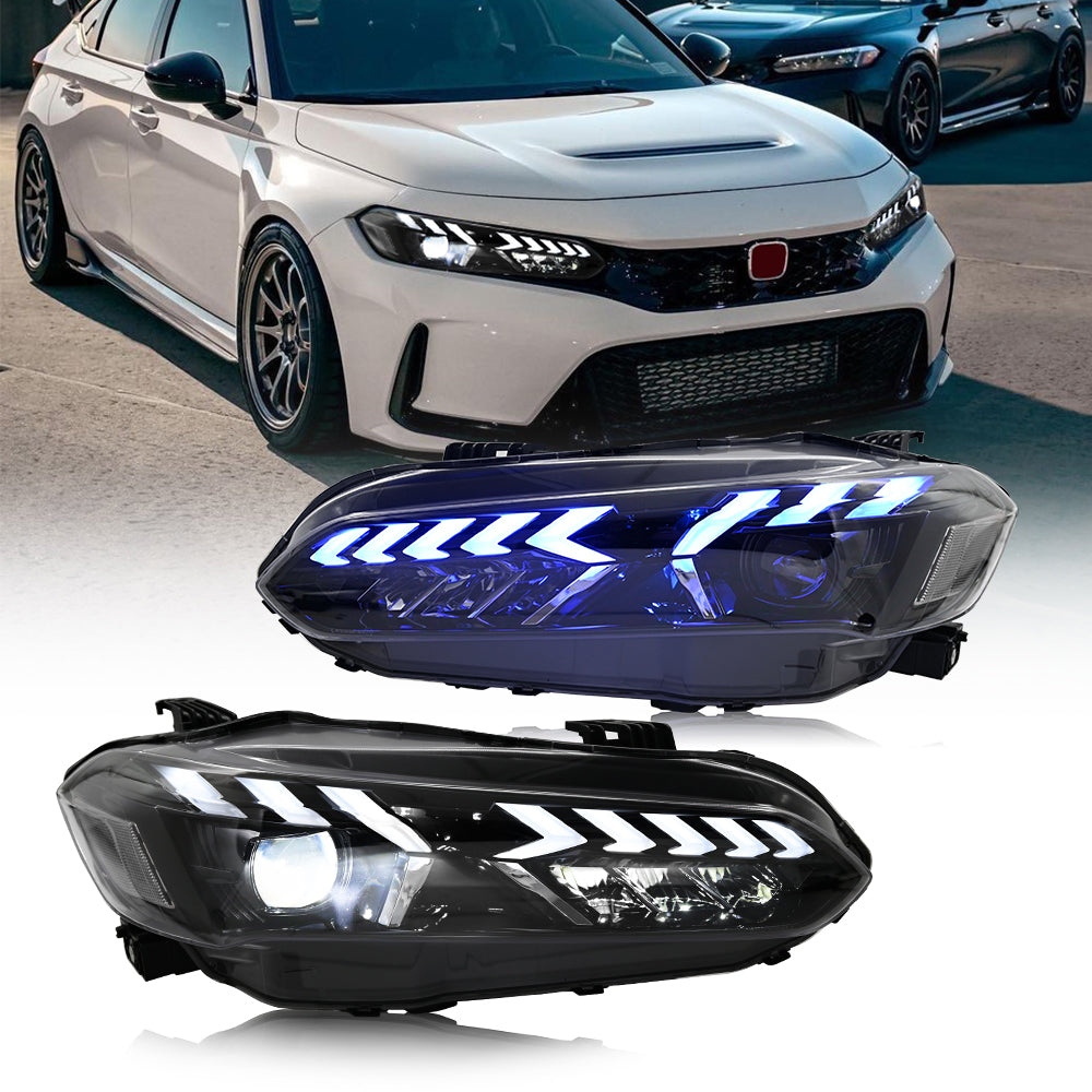 LED Headlight Assembly for 2022-2024 Honda Civic 11th Gen - Kuerled