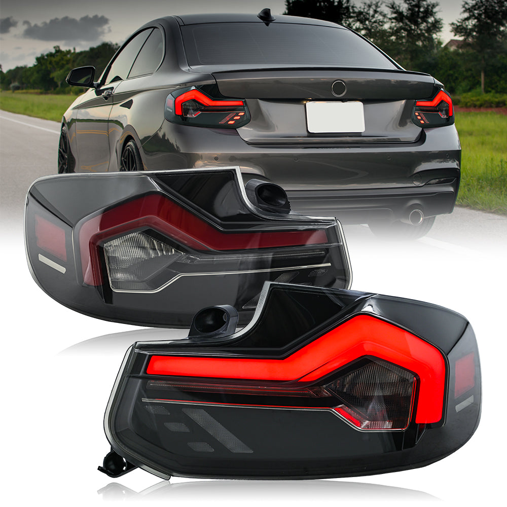 LED GTS Tail Lights for 2014–2021 BMW 2 Series F22 F23 & M2 F87 Rear Lamps Assembly