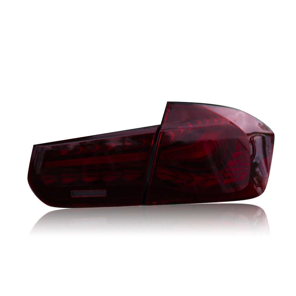 For 2013-2019 BMW 3-Series F30 F35 F80 M3 LED Tail Lights with Sequential Indicator - KuerLED
