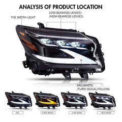 For 2014-2019 Lexus GX460 Led Headlights,Luxx-Series - KuerLED