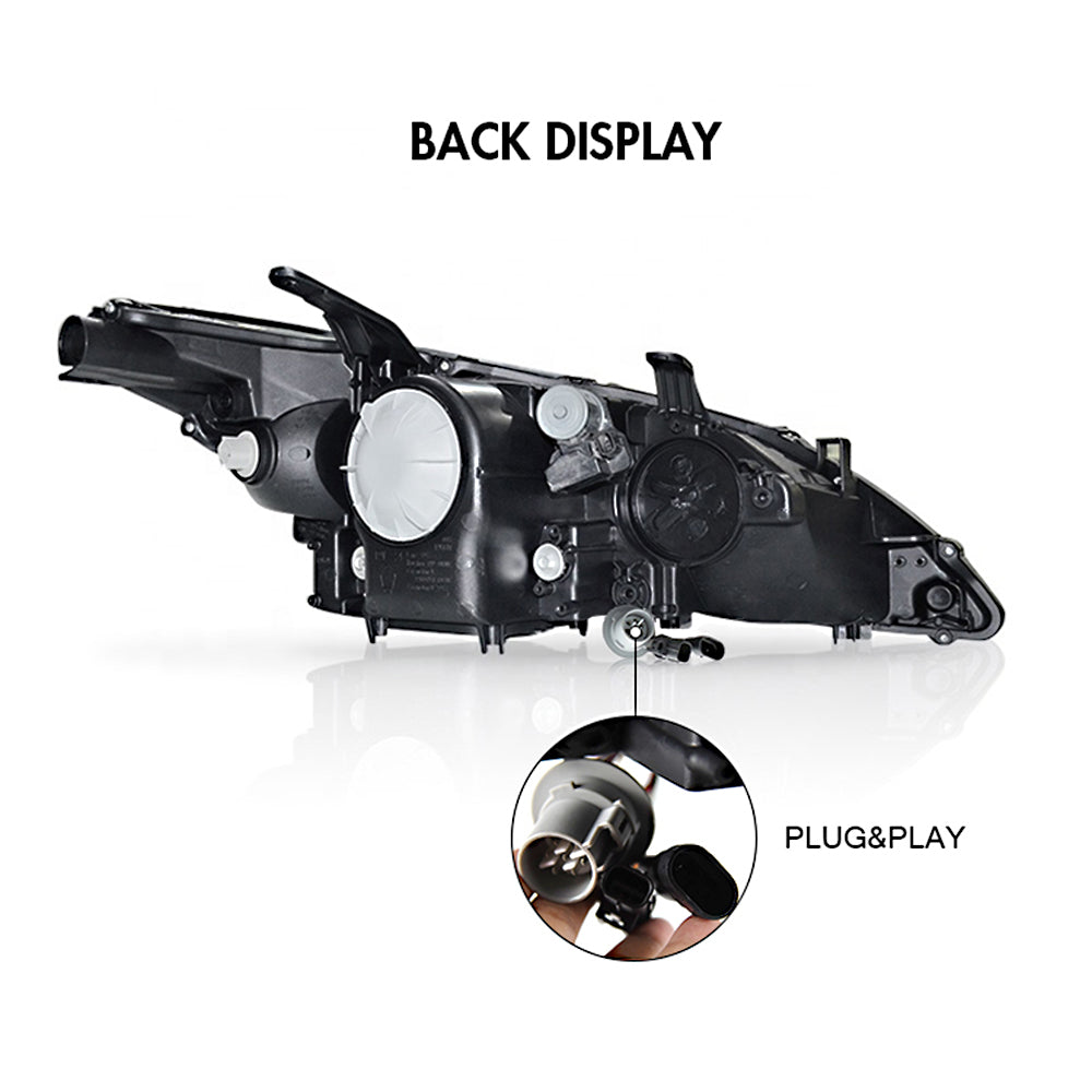 KuerLED LED Headlight For 2010-2012 Lexus ES350 Sequential Headlight Assembly - KuerLED