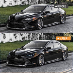2018-2024 Toyota Camry LE/SE/XLE/XSE/TRD Demon Eye LED Headlights, Quad Projector, Plug & Play