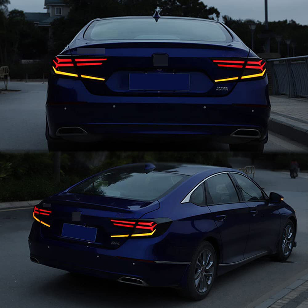 For 2018-2021 Honda Accord 10th Gen Smoke Tail Lights - KuerLED