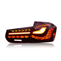For 2013-2019 BMW 3-Series F30 F35 F80 M3 LED Tail Lights with Sequential Indicator - KuerLED