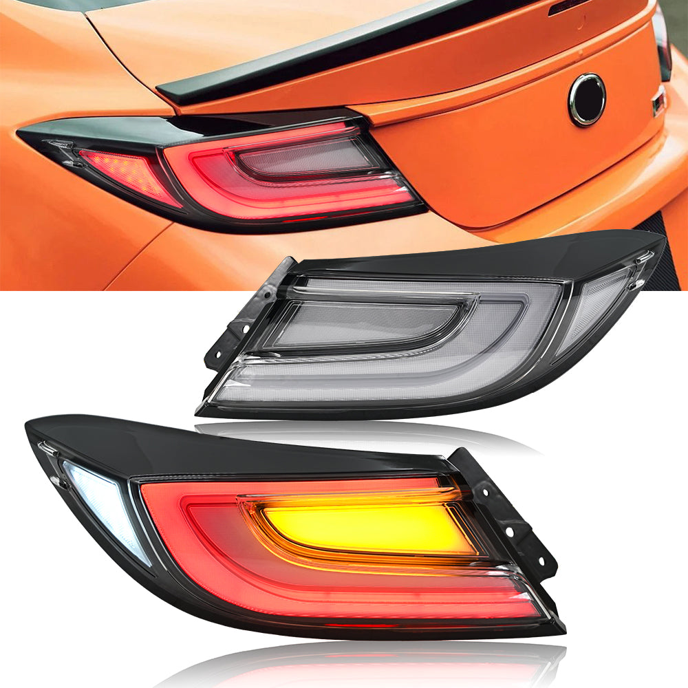 LED Tail Light Assembly for Toyota GR86/ Subaru BRZ 2nd Gen ZN8/ ZD8(2021-2024), Clear/Smoked