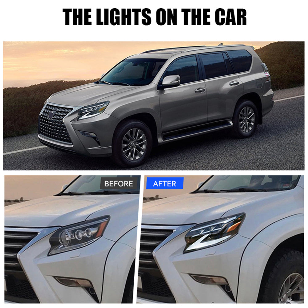 For 2014-2019 Lexus GX460 Led Headlights,Luxx-Series - KuerLED