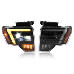 2009-2014 Ford F-150 Full LED Headlights, Front Assembly, Plug & Play