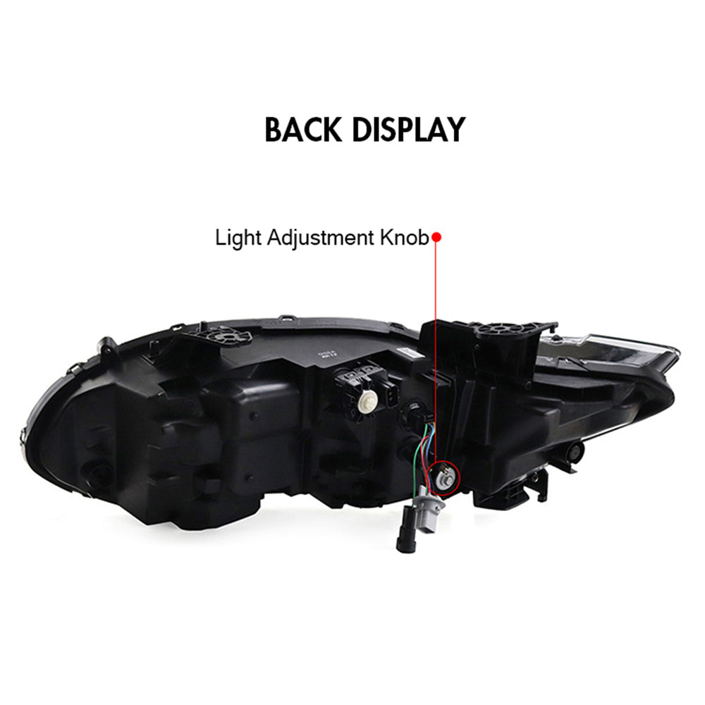 LED Headlights for 2018-2021 Honda Accord, with DRL Sequential Turn Signal Front Lamp - Kuerled
