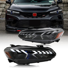 LED Headlight Assembly for 2022-2024 Honda Civic 11th Gen