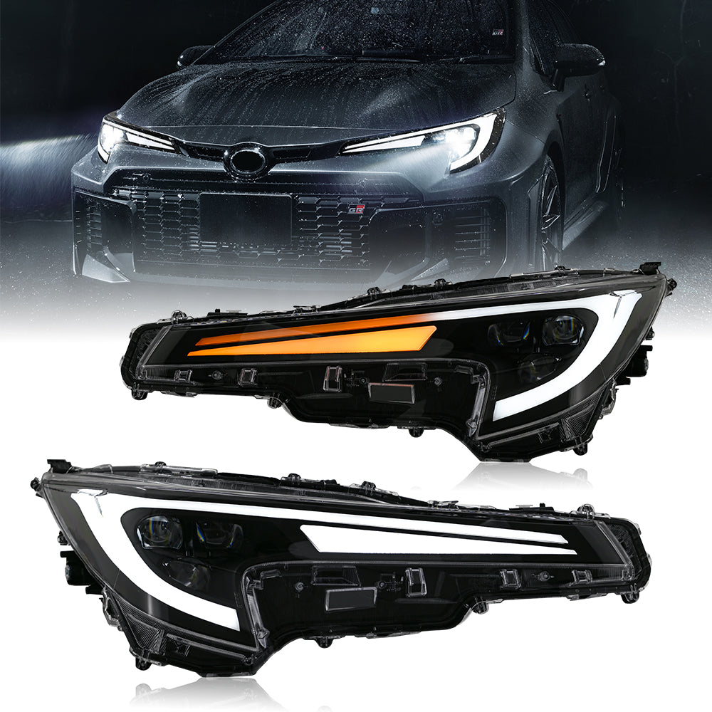 2020-2025 Toyota Corolla Sedan LED Headlight Assembly - OEM Replacement Headlamps