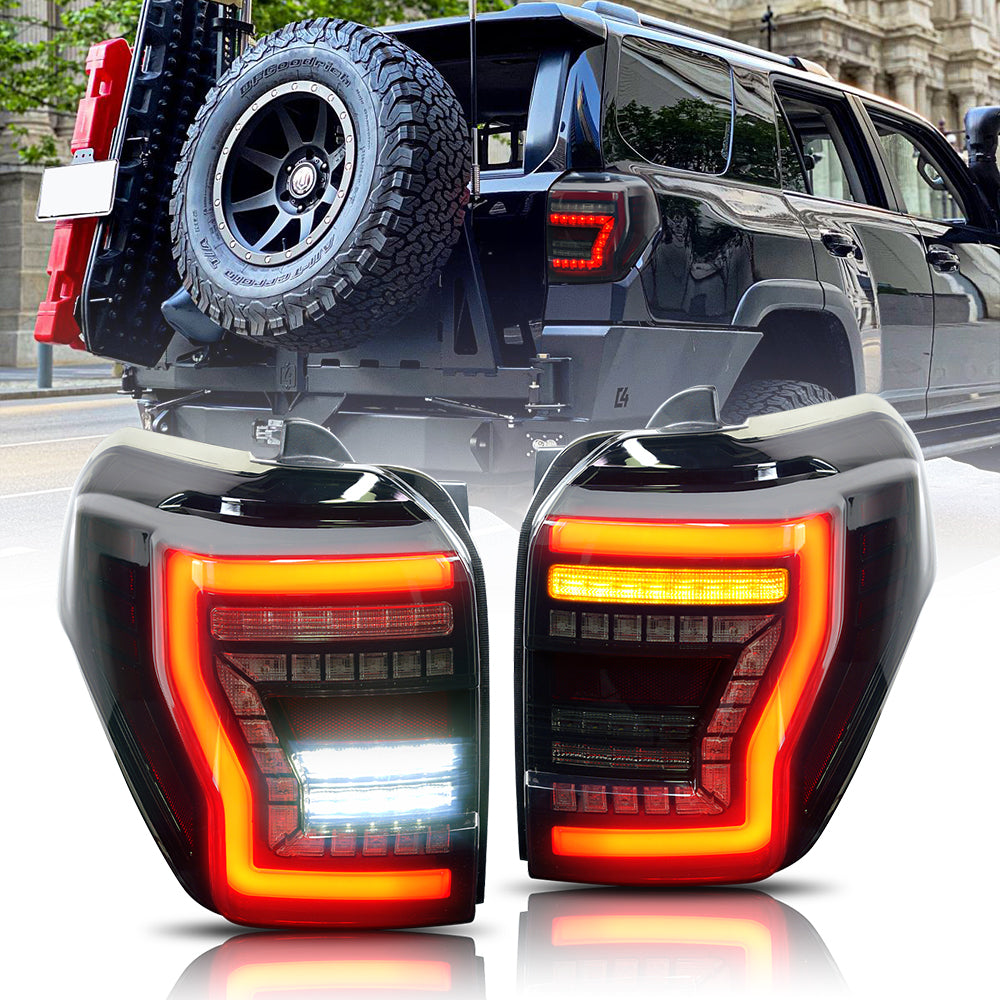 LED Tail Light for 2010-2020 Toyota 4Runner, Raptor Style LED Rear Light Assembly - Kuerled