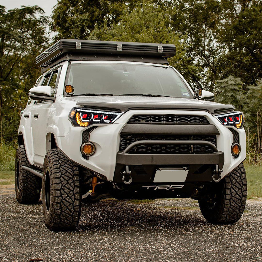 For 2014-2022 Toyota 4Runner Led Headlights (White/Devil Eyes) - KuerLED