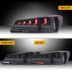 KuerLED RGB Tail Light For 2006-2012 Lexus IS250 IS350 ISF LED Tail Light Sequential Signal Light - KuerLED