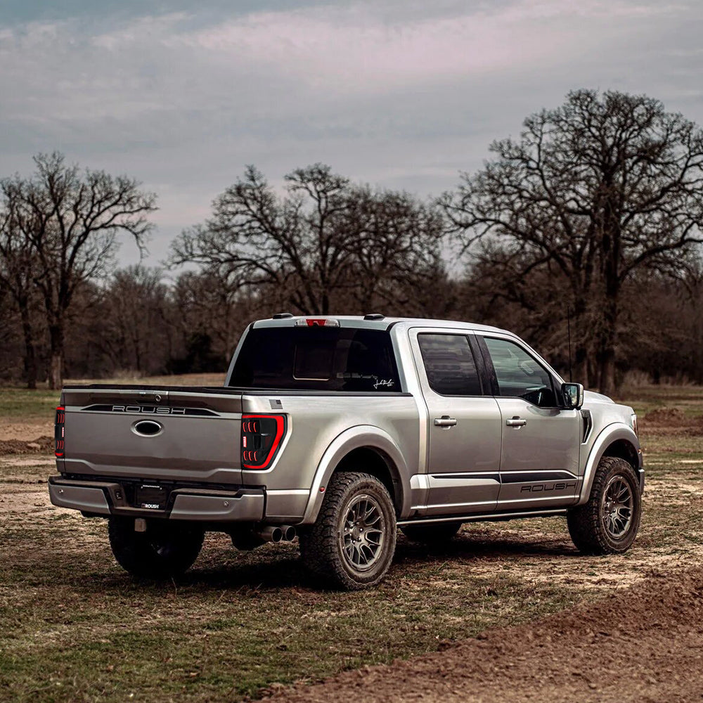 Led Tail Light for 2021-2023 Ford F150 F-150 XLT Whit Blind Spot Radar module - KuerLED