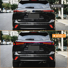 LED Tail Light for 2020-2024 Toyota Highlander with Dynamic Breathing DRL & Sequential Turn Signal