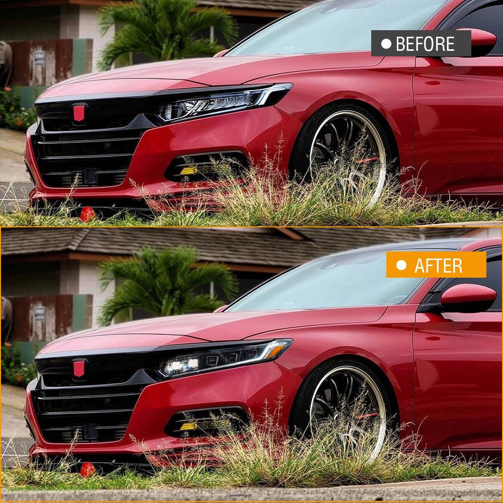 LED Headlights for 2018-2021 Honda Accord, with DRL Sequential Turn Signal Front Lamp - Kuerled