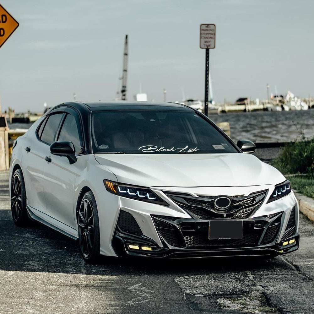 2018-2024 Toyota Camry LE/SE/XLE/XSE/TRD Demon Eye LED Headlights, Quad Projector, Plug & Play