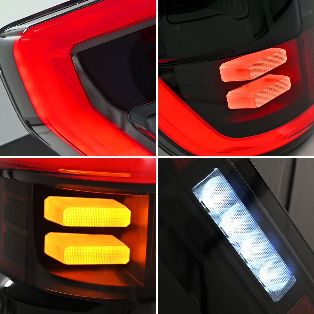 KuerLED LED Tail Lights Assembly For Ford F-150 F150 XL STX 2022 2023 2024 Rear Lamps - KuerLED