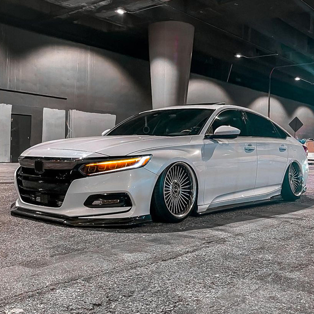 LED Headlights for 2018-2021 Honda Accord, with DRL Sequential Turn Signal Front Lamp - Kuerled
