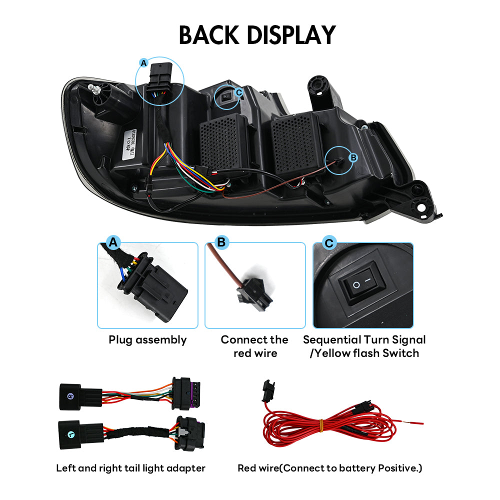LED GTS Tail Lights for 2014–2021 BMW 2 Series F22 F23 & M2 F87 Rear Lamps Assembly