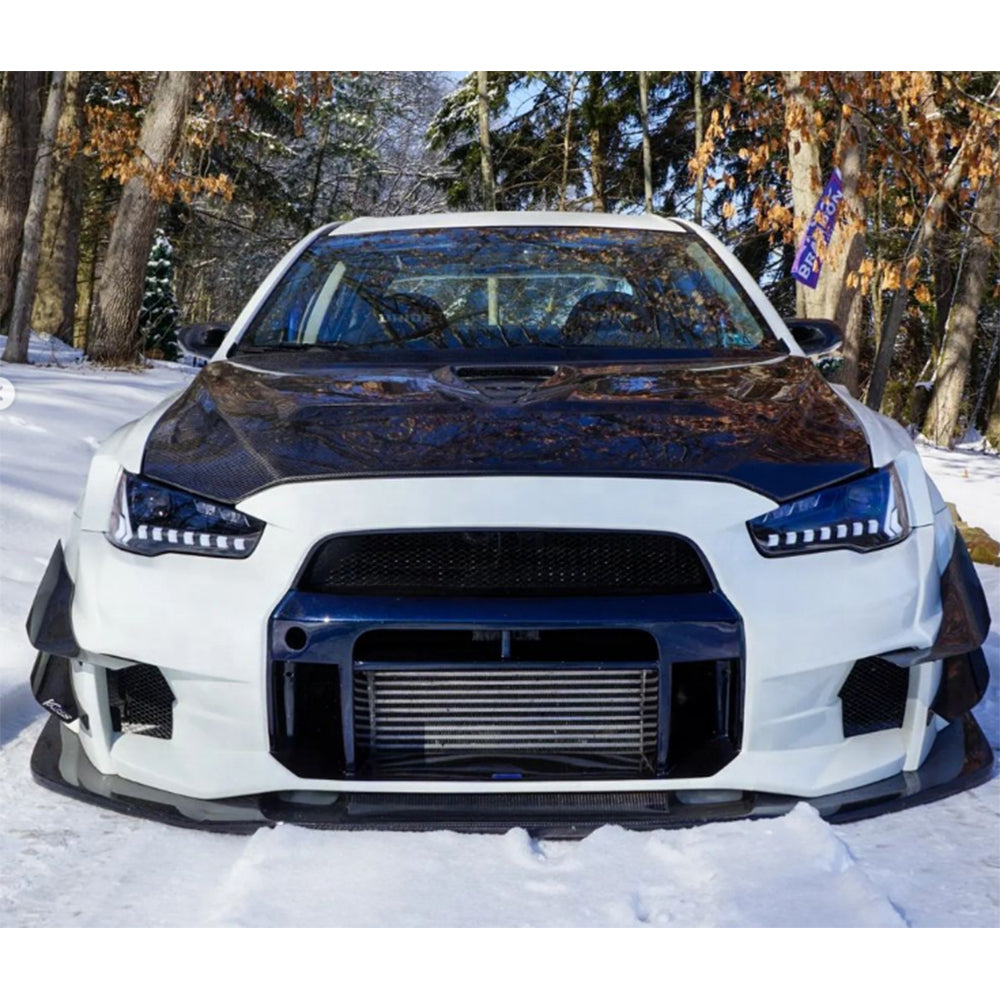 LED Headlights for 2008+ Mitsubishi Lancer & EVO X – Front Lamps with Startup Animation