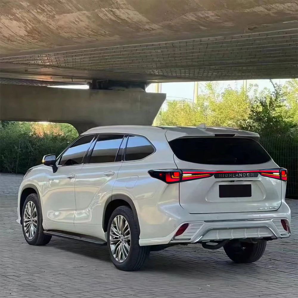 LED Tail Light for 2020-2024 Toyota Highlander with Dynamic Breathing DRL & Sequential Turn Signal