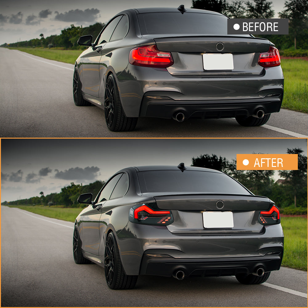 LED GTS Tail Lights for 2014–2021 BMW 2 Series F22 F23 & M2 F87 Rear Lamps Assembly
