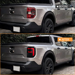 LED Tail Lights for 2022–2024 Ford Maverick XL & XLT – Smoked Lens Taillight Assembly