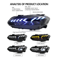LED Headlight Assembly for 2022-2024 Honda Civic 11th Gen - Kuerled