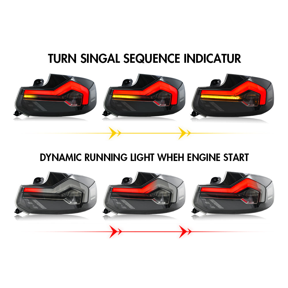 LED GTS Tail Lights for 2014–2021 BMW 2 Series F22 F23 & M2 F87 Rear Lamps Assembly