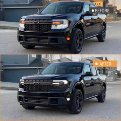 LED Headlights for 2022–2024 Ford Maverick – Projector Headlamps with DRL & Turn Signals (Pair)