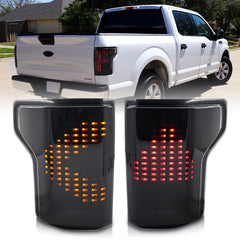 Animated Digital Tail Light for Ford F150 2015-2020, LED Upgrade (Excludes Blind Spot Feature)