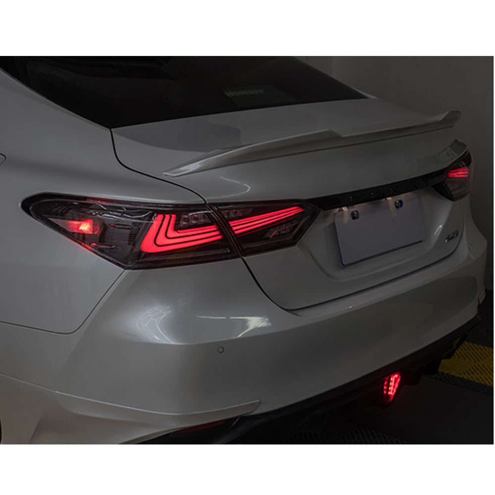 New Smoke LED Tail Light Assembly Accessories for 2018-2024 Toyota Camry, SE XSE LE Lexus Style - Kuerled