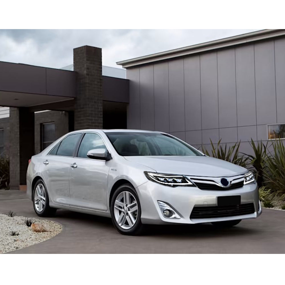 LED Headlight for 2012-2014 Toyota Camry, Animation Sequential, Headlight Assembly (Triple Beams) - Kuerled