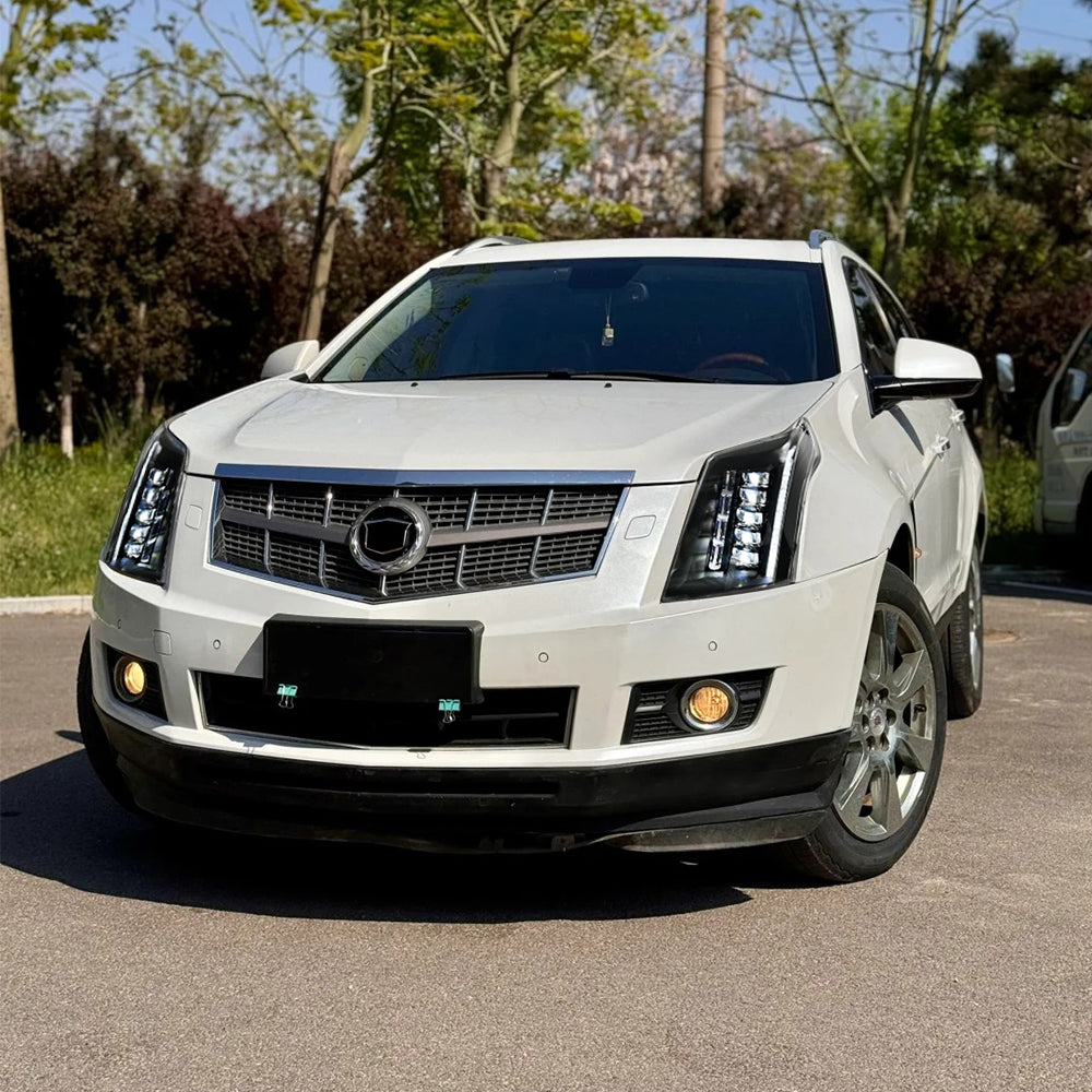 2010-2016 Cadillac SRX LED Headlights, Complete Front Assembly, Plug & Play - Kuerled
