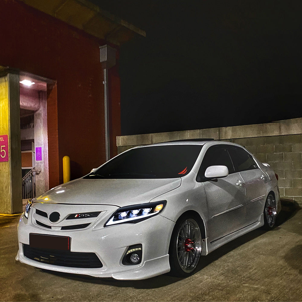 LED Headlight for 2012-2014 Toyota Camry, Animation Sequential Front Lamps - Kuerled